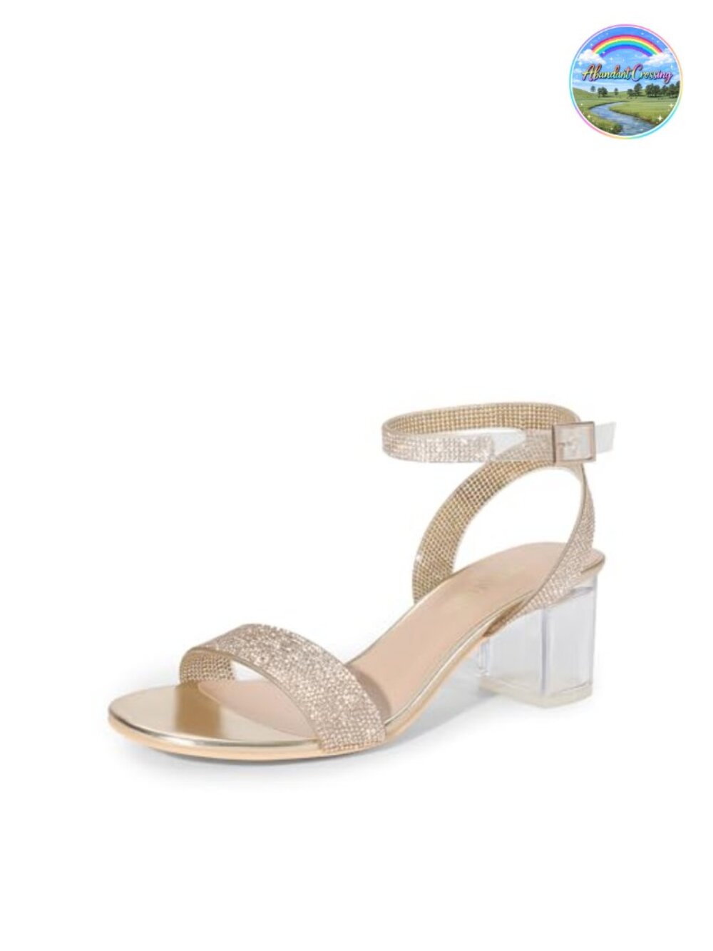 Women's Low Chunky Block Heel Sandals Ankle Strap Dress Shoes